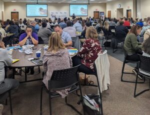 Picture of attendees of the Four County Suicide Prevention Awareness Community Breakfast